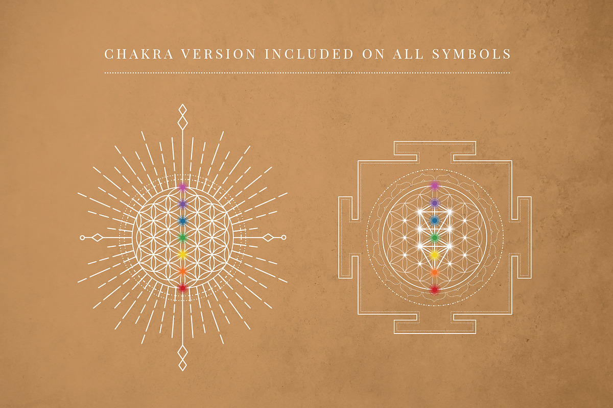 Flower of Life Vector Logo Bundle, an Illustration by S K Y B O X (Photo 6 of 10)