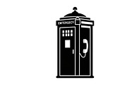 A classic vintage phone silhouette, an Illustration by Amazin_art (Thumbnail 19 of 25)