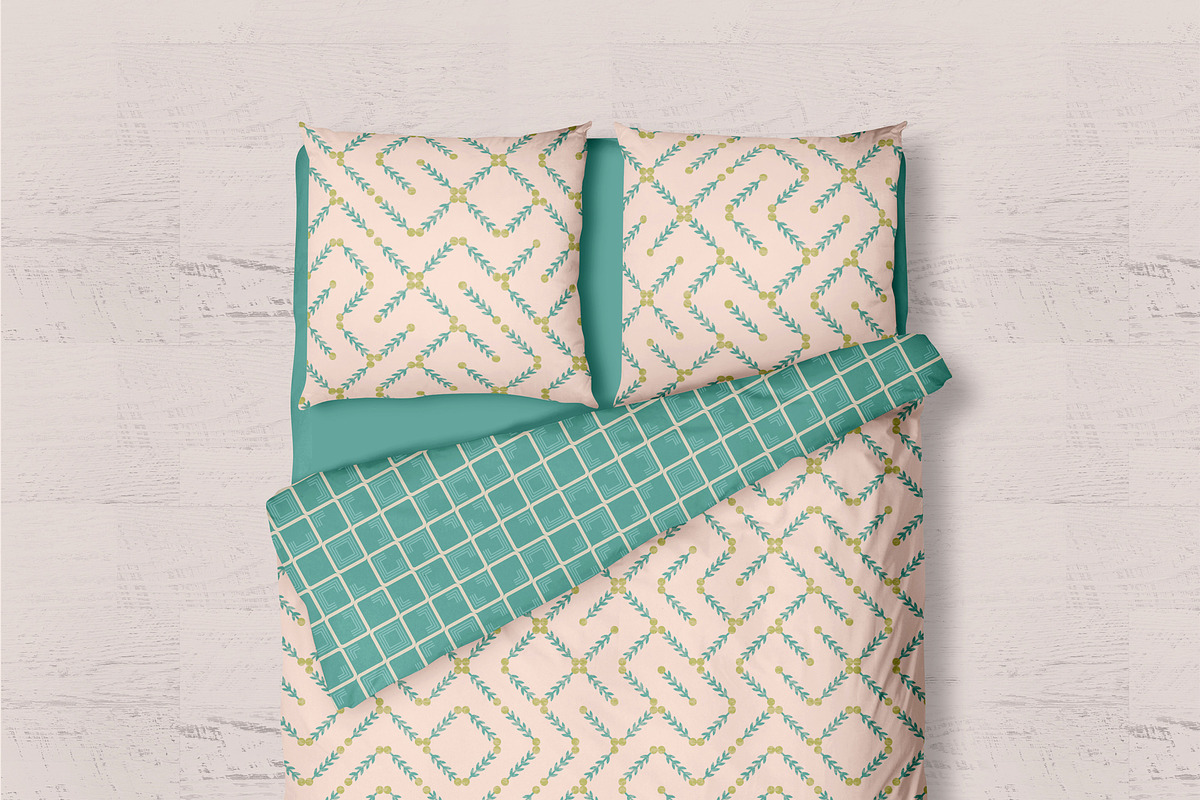 GEOMETRICAL MEADOW Seamless Patterns, a Pattern Graphic by Agnes Somogyi PATTERNS (Photo 4 of 7)