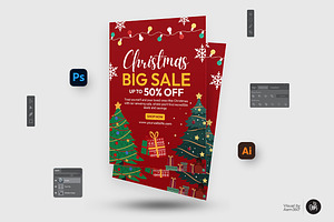 Christmas Sale Flyer Template