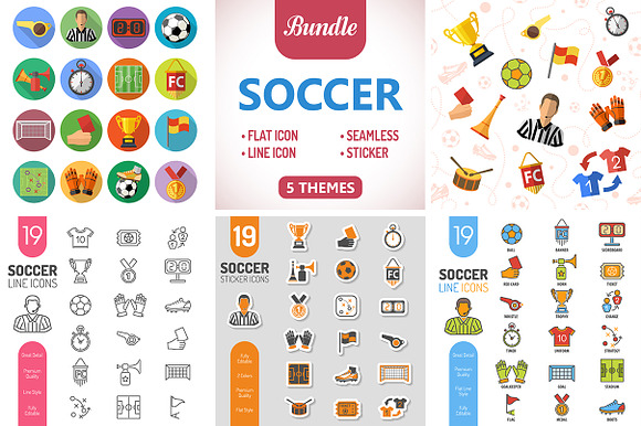 Soccer Icon Set