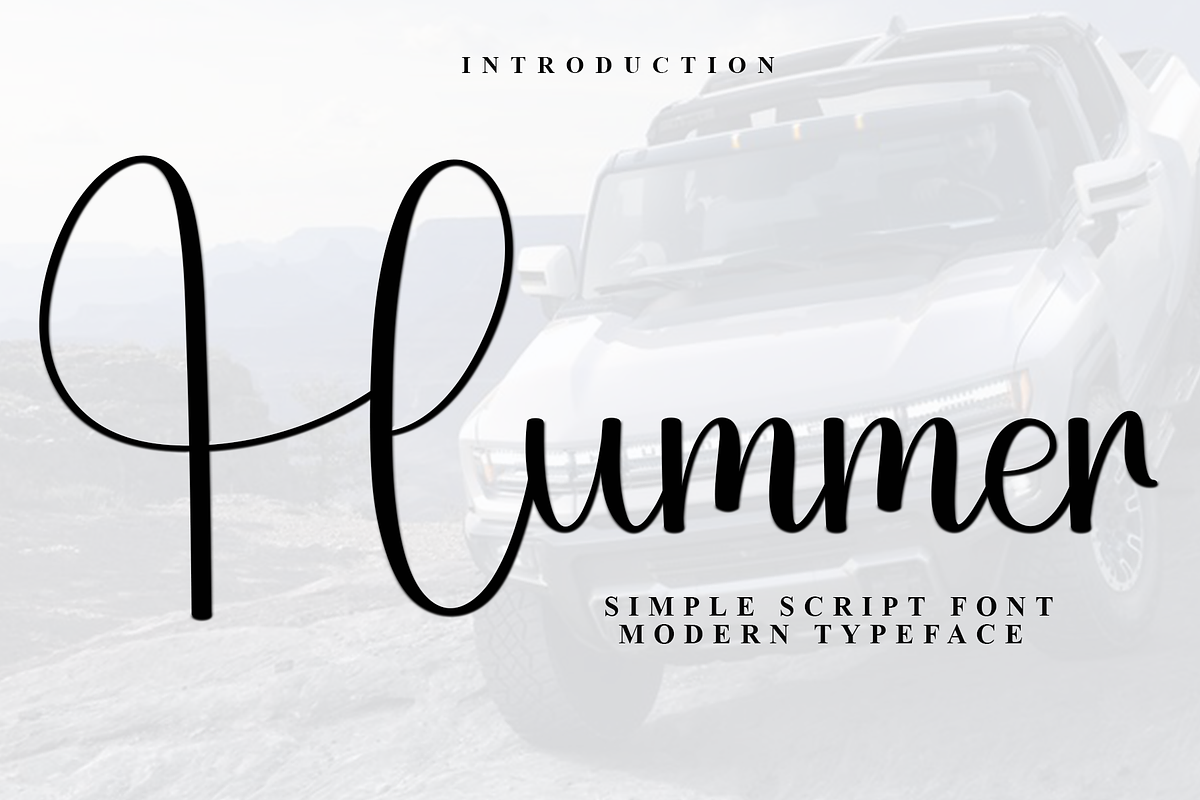 Hummer, a Handwritten Font by FreshTypeINK (Photo 1 of 7)