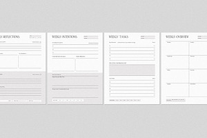 Premium Editable Planner Templates