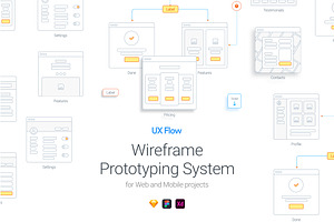 UX Flow Wire Prototyping System