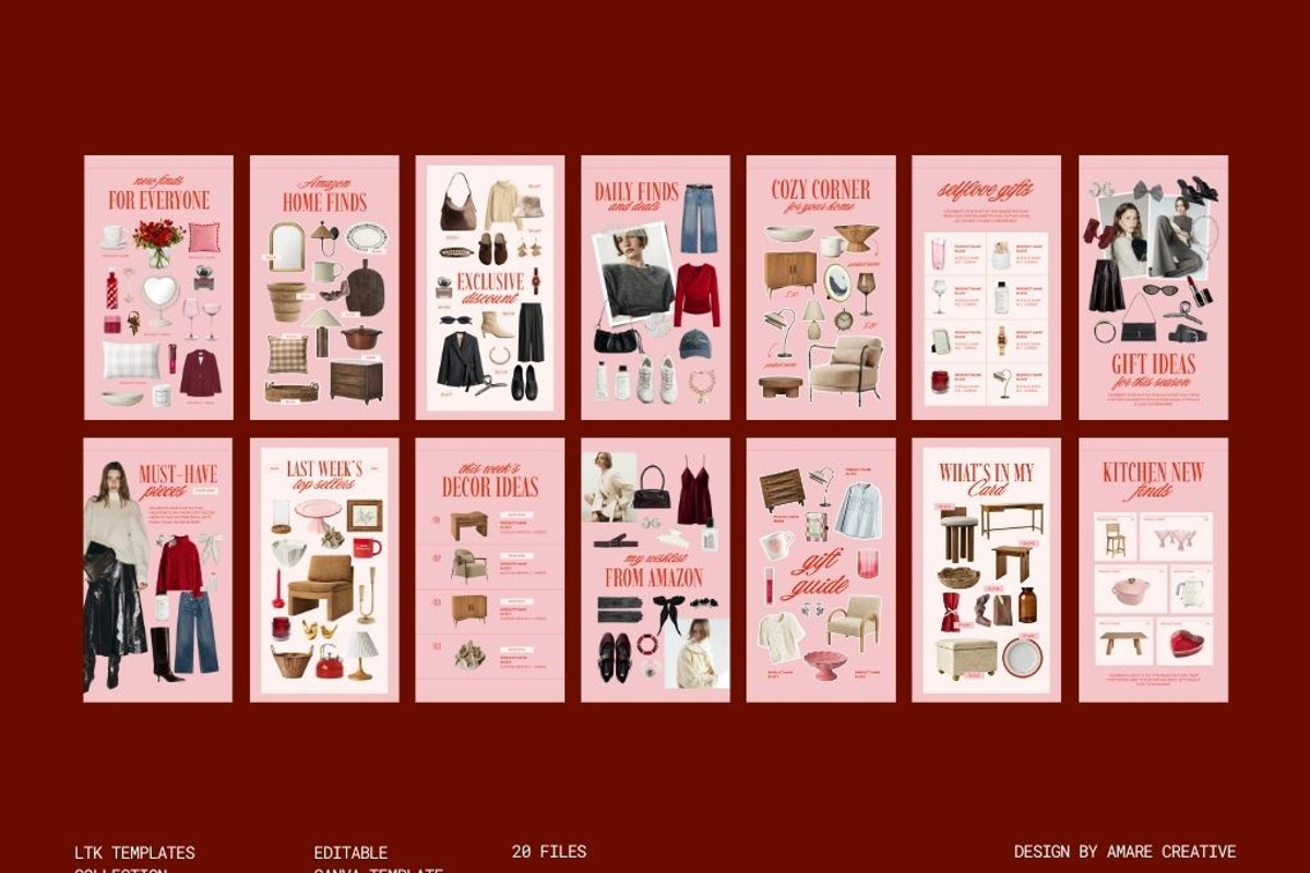 Valentine LTK Instagram Bundle, a Social Media Template by Amaré Creative (Photo 5 of 9)