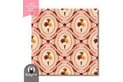 Cozy Autumn Floral Seamless Pattern, a Pattern Graphic by KisbyArt (Thumbnail 3 of 3)