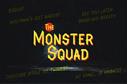 Spookhaus Horror Brush Font, a Font by Von Type Co (Thumbnail 4 of 9)
