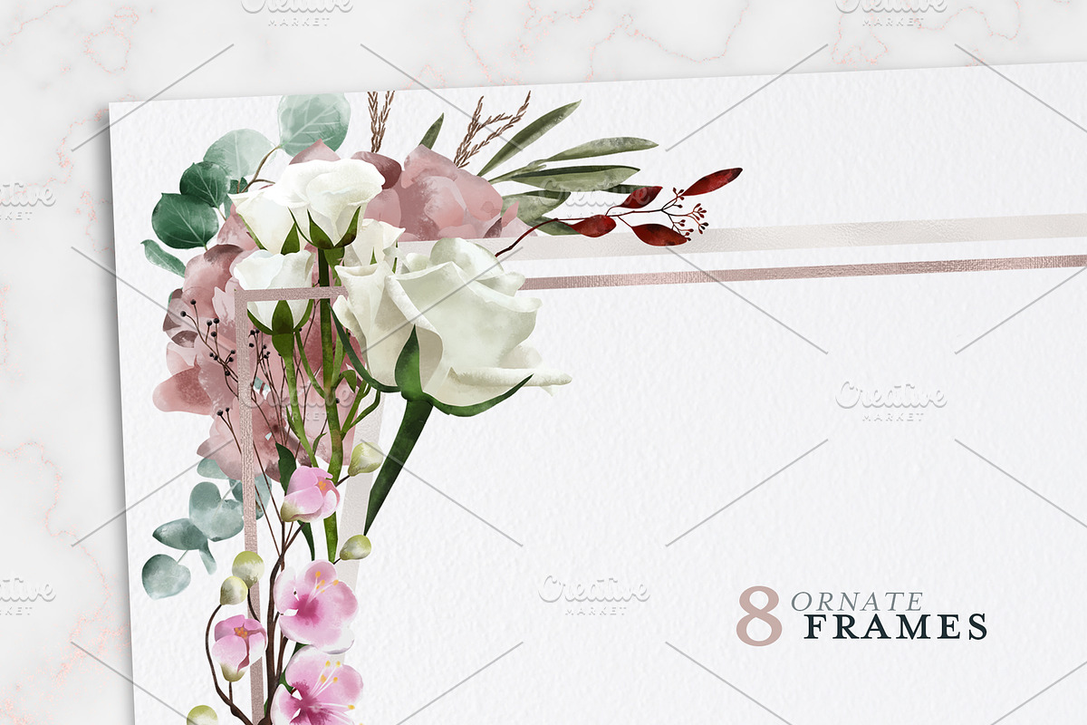 English Garden Watercolour florals, a Decorative Illustration by Katy Clemmans (Photo 5 of 13)