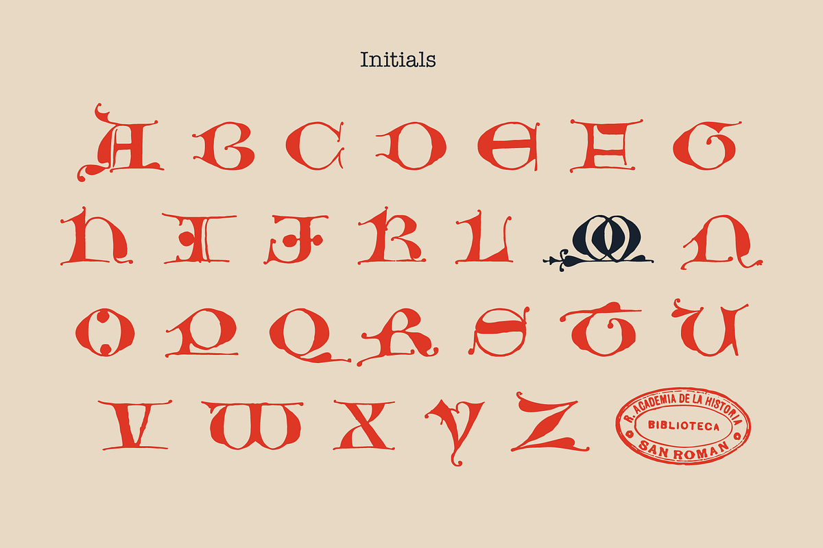 Medieval Grammar blackletter font, a Blackletter Font by kaer_shop (Photo 4 of 13)