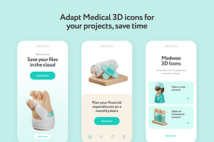 Medwoo Medical 3D Icons