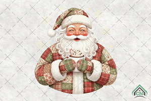 Vintage Santa Claus PNG, an Illustration by Craft Nest