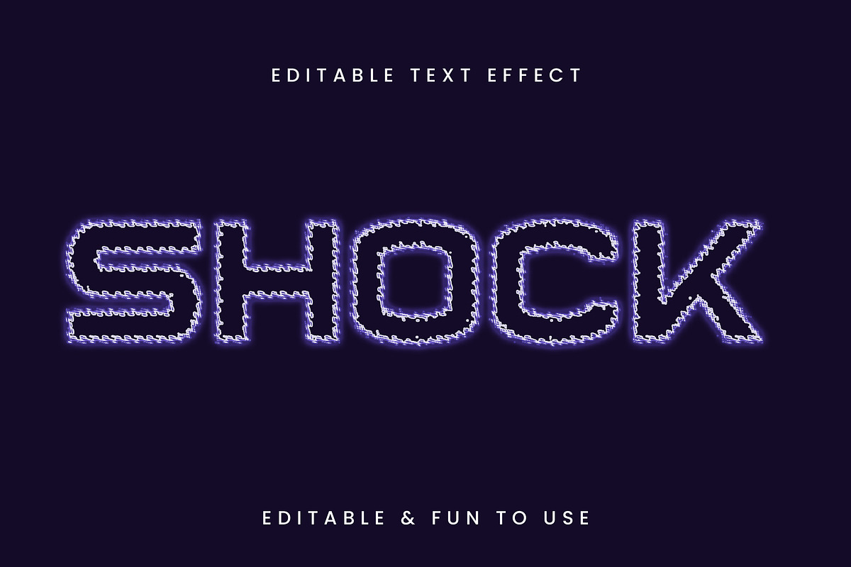 Electric Shock Text Effect
