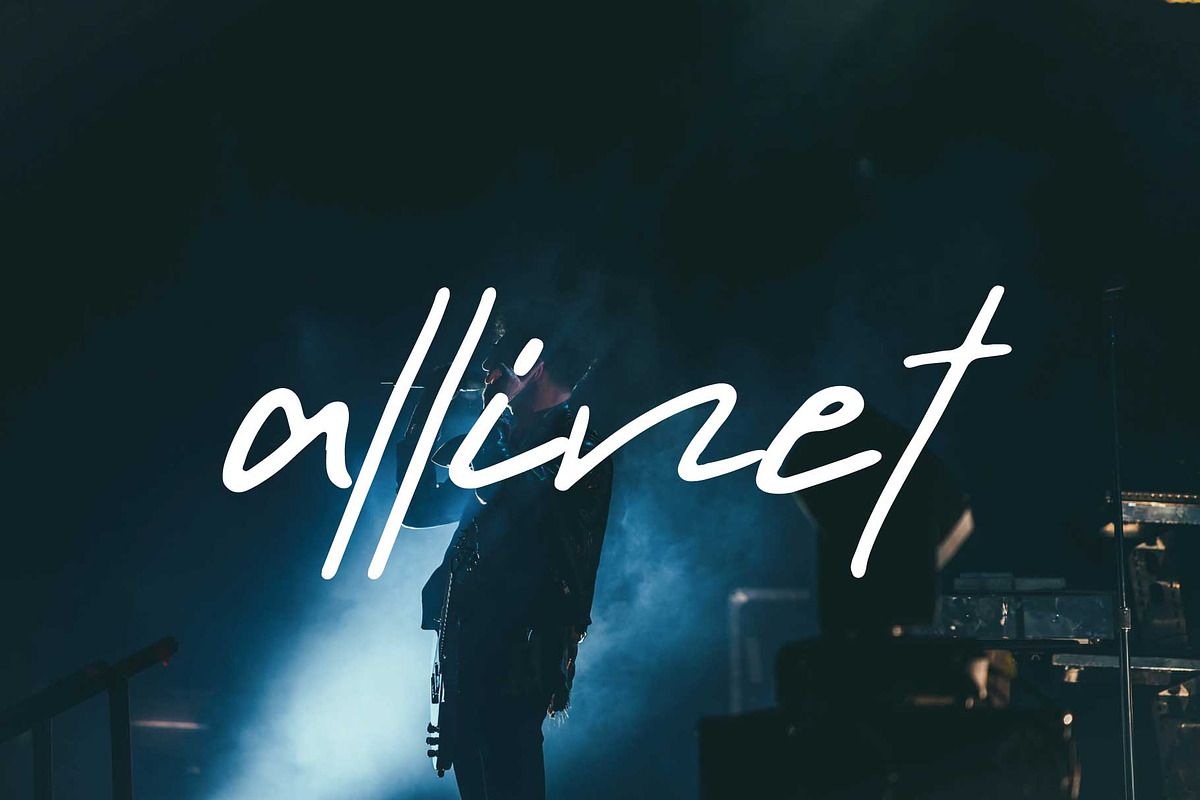allinet font preview 2