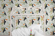 Cartoon Animals Seamless Patterns, a Pattern Graphic by Kotulska (Thumbnail 6 of 8)