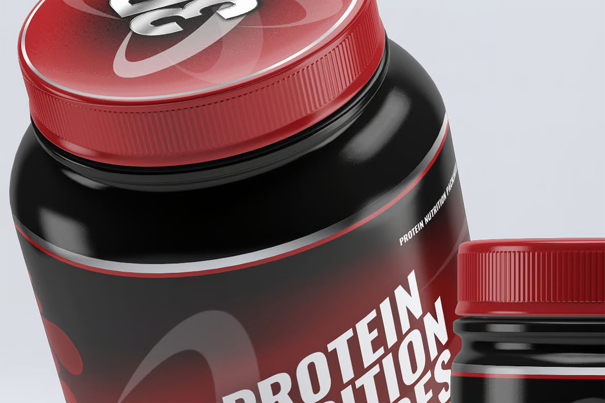 Sport Nutrition Packages Mock-Up, a Packaging Mockup by DesignRushMarket (Photo 6 of 7)