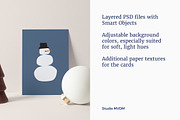 Christmas Card Winter Mockup Bundle, a Product Mockup by Studio MVDM (Thumbnail 3 of 8)