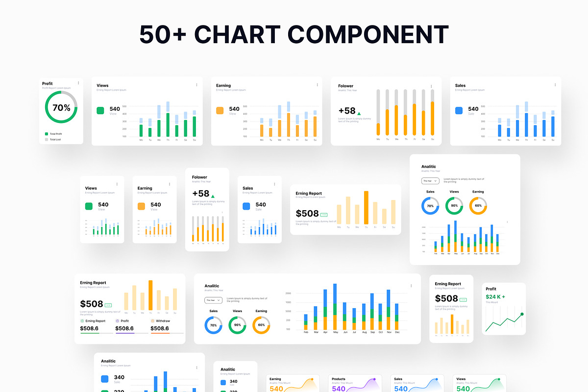 Dashbyte - Dashboard Ui Kit, an UI Kit Template by Pixel Blend (Photo 8 of 9)