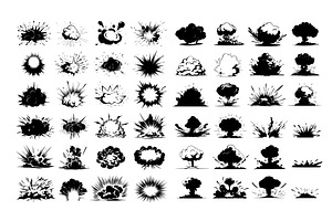 Comic boom effects cartoon vector, an Object Illustration by Onyx