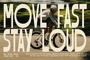 Ostrich - Condensed Display Font, a Sans Serif Font by roomspace creative lab (Thumbnail 6 of 9)
