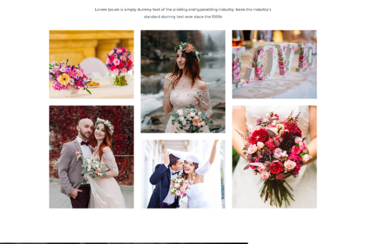 Wedding - Photoshop Website Template, an UI Kit Template by Techeshta Solutions (Photo 5 of 5)