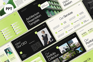 Architecture Presentation PPT, a Presentation Template by graphicook