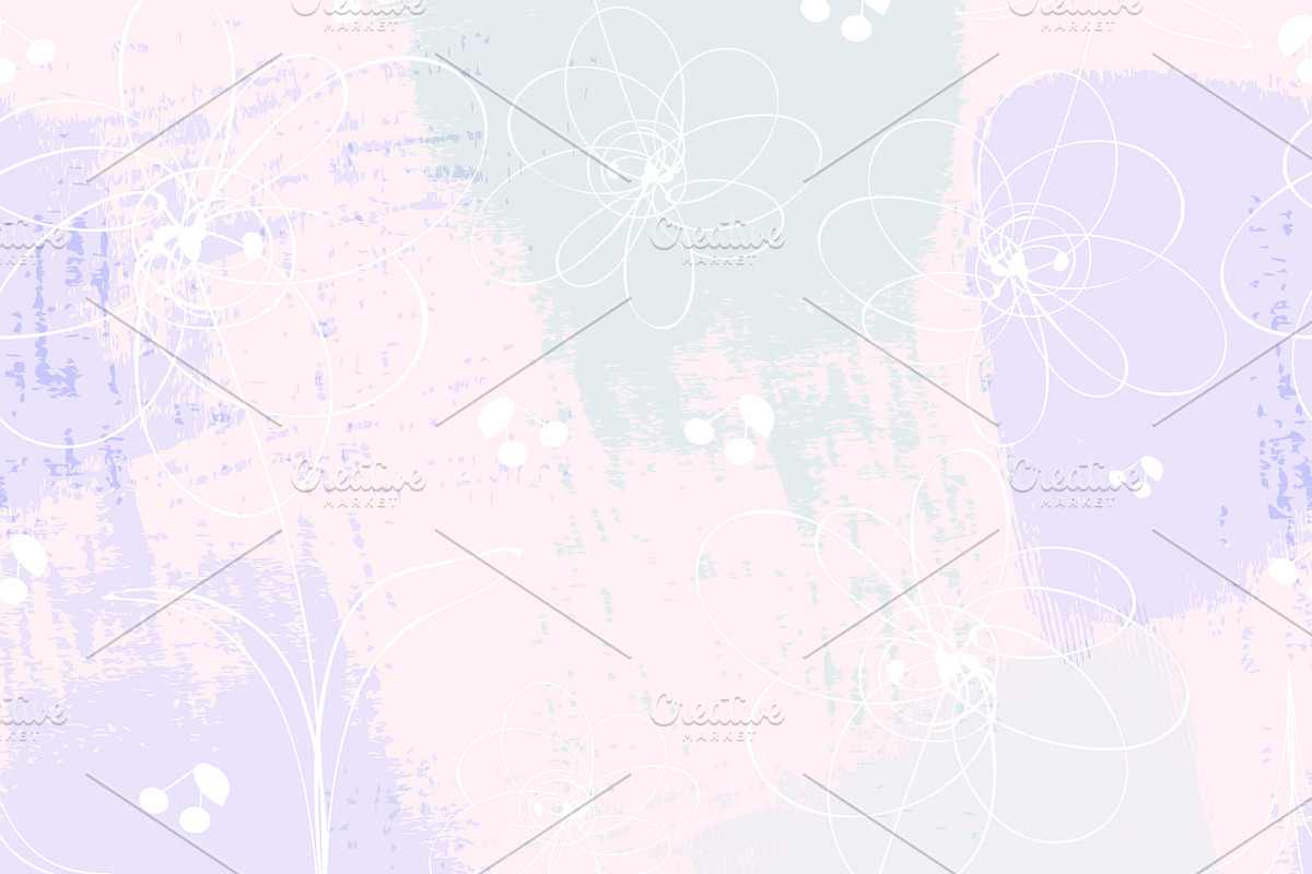 Abstract Spring Seamless Pattern, a Pattern Graphic by kh_cat (Photo 7 of 7)