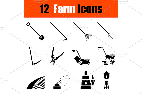 Set Of Gardening Icons