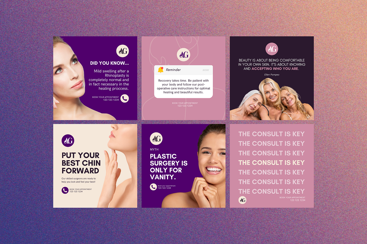 Plastic Surgeon Social Media, a Social Media Template by Sincerely Media (Photo 6 of 9)