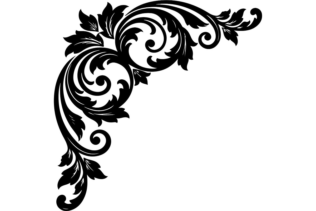 Vintage Floral Corner, an Object Graphic by Designer_Momina (Photo 2 of 29)