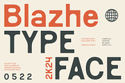 Blazhe – Contemporary Font, a Sans Serif Font by Craft Supply Co. (Thumbnail 1 of 8)
