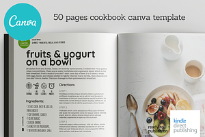 50 Pages Canva Breakfast Template