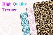 Damask Seamless Patterns, a Pattern Graphic by Digital Studio (Thumbnail 2 of 6)