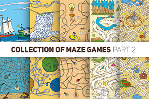 Maze Games. New Collection