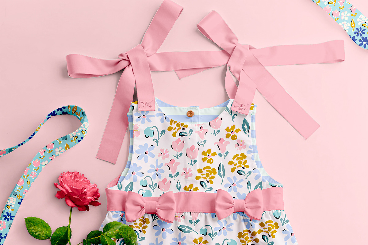Pastel Ditsy Floral, a Pattern Graphic by MuseBloomDesigns (Photo 6 of 6)