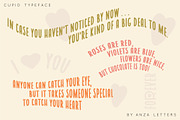 Cupid lovely font | Valentine's Day, a Script Font by Anna Zakharchenko (Thumbnail 5 of 13)