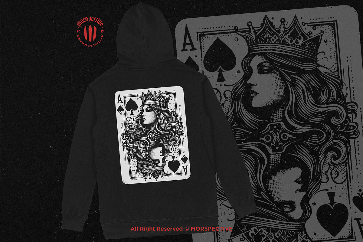 10 Bundle Dark Art Spade Cards King, an Illustration by Morspective (Photo 4 of 7)