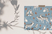 WOODLAND LOVE watercolor set, an Animal Illustration by Natali Smolova (Thumbnail 7 of 10)