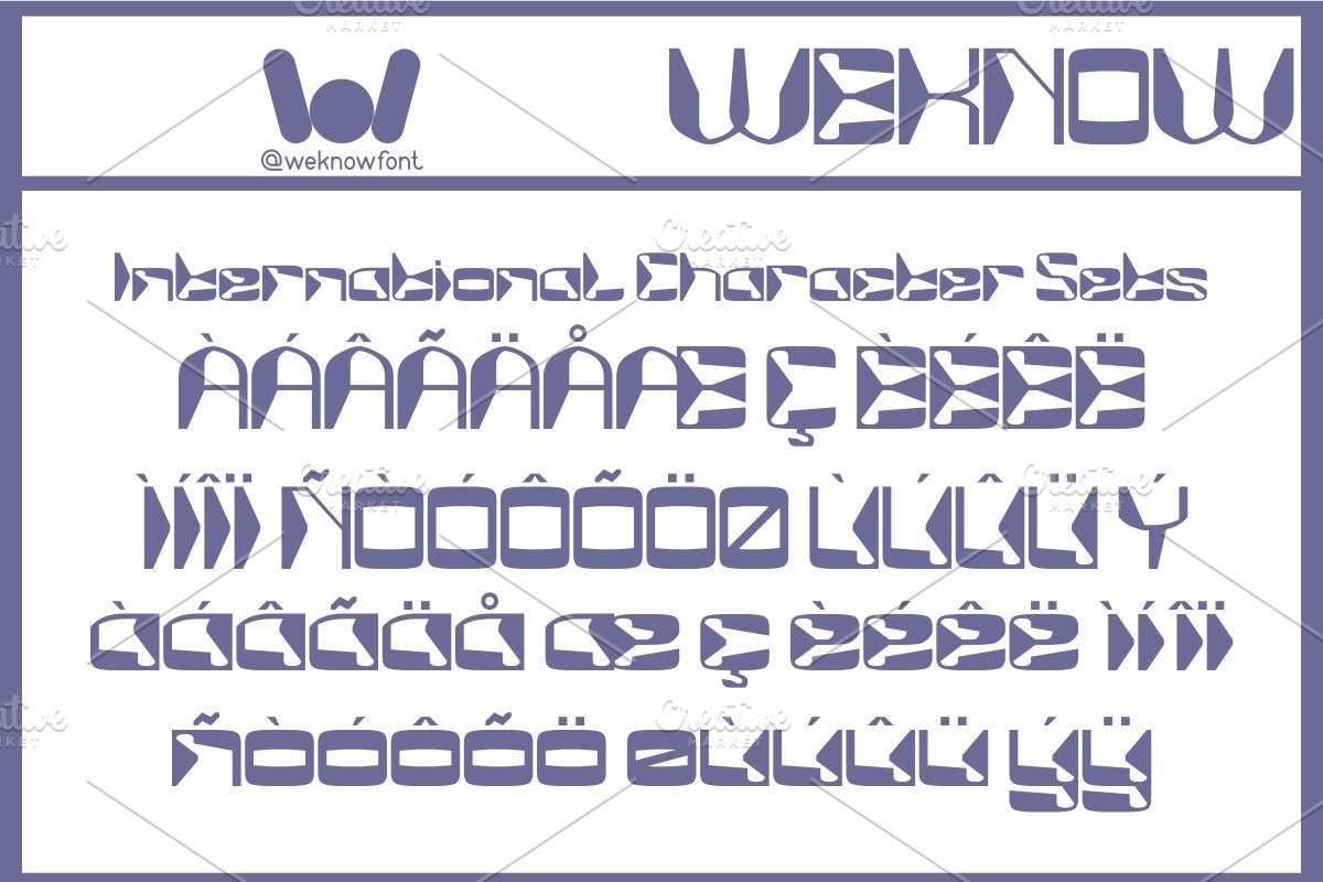 MirrorTech font, a Font by weknow (Photo 8 of 8)
