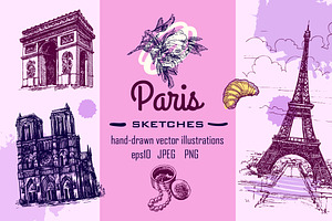 Set of Paris sketches