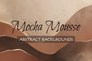 Mocha Mousse Abstract Backgrounds