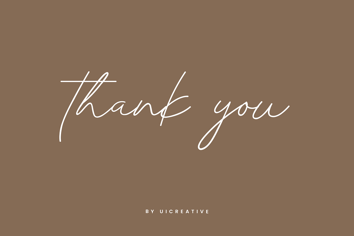 Andino Rasmitha Signature Font, a Script Font by UICreative (Photo 10 of 10)