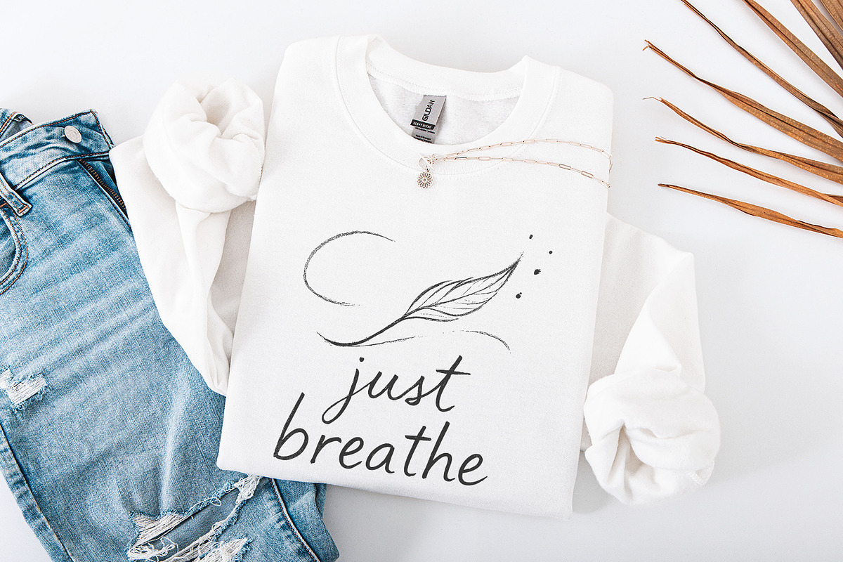Just Breathe Dandelion png, Digital, an Illustration by SharpMarketplace (Photo 4 of 9)