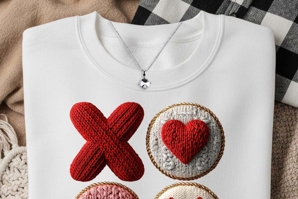 Valentine Crochet PNG Bundle, a Graphic by one-touch (Photo 16 of 24)
