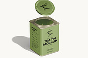 Tea Tin Mockup, a Packaging Mockup by Permadi Creative (Thumbnail 5 of 5)