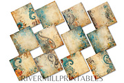 Paisley Digital Backgrounds, a Decorative Illustration by Rivermill Printables (Thumbnail 2 of 2)