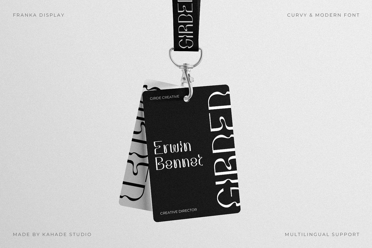 Franka - Modern Curvy & Wavy Font, a Sans Serif Font by Kahade Studio (Photo 8 of 20)