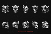 10 Bundle Dark Art Skull Insect, an Illustration by Morspective (Thumbnail 6 of 7)