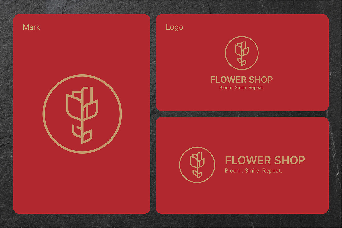 Golden Blossom Logo & Stationery Set, a Branding & Logo Template by Anton Akhmatov (Photo 3 of 11)
