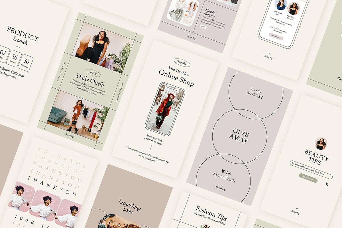 Simplí Instagram Pack, a Social Media Template by Vynetta (Photo 4 of 12)