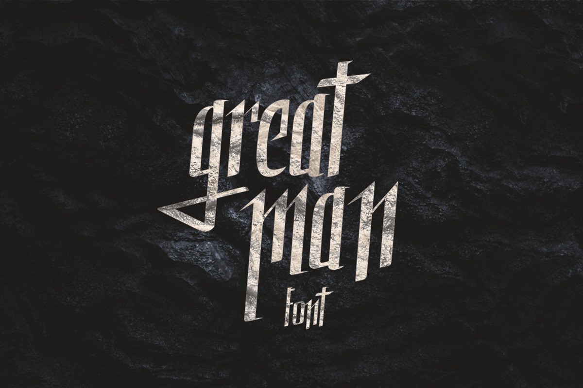 Great Man font
